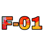 Here's an alt tag for the image: `F-01 painted text`