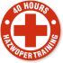 hazwoper 40-hour HAZWOPER training certification.